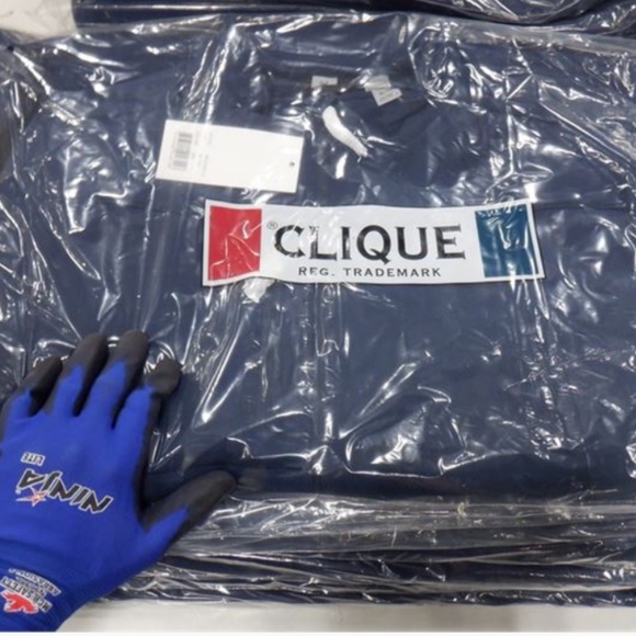Clique Men’s Softshell Jacket Navy Blue XL | Full Zip | New in Package - Picture 6 of 7